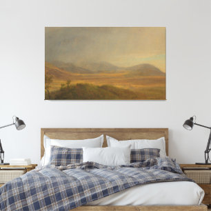 Toile Frederic Edwin Church - Paysage montagneux