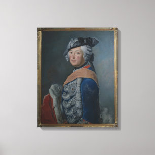 Toile Frédéric II le Grand de Prusse, après 1753