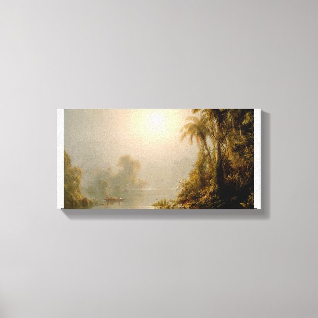 Toile Frederick Edwin Church_Morning in the Tropics (Recto)
