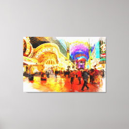 Toile Fremont Street Experience Las Vegas Canvas Imprime