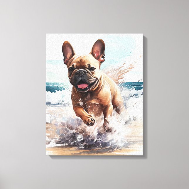 Toile French Bulldog Cadeau (Recto)