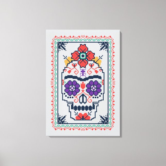 Toile Frida Kahlo | Calavera (Recto)