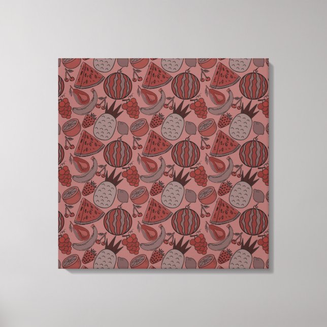 Toile Fruit seamless pattern | Fruit surface pattern 16 (Recto)