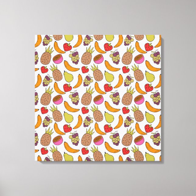 Toile Fruit seamless pattern | Fruit surface pattern 33 (Recto)