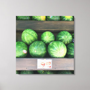 Toile Fruits à vendre, socle, New York