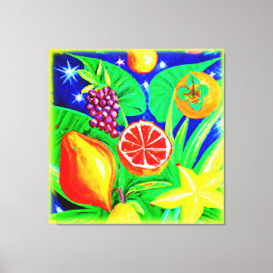 Toile Fruits tropicaux dans le ciel. Commandez dès maint