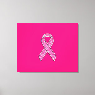Toile Fuchsia Parties scintillant Style Pink Ribbon Sens