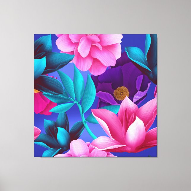 Toile Fuchsia rose violet (Recto)