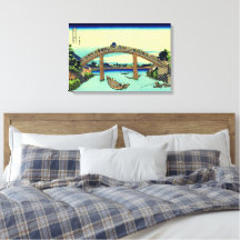 Fuji sous le pont Mannen à Fukagawa Hokusai
