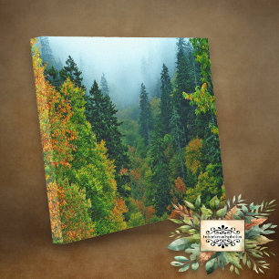 Toile Fumé Mountain Fall Foliing