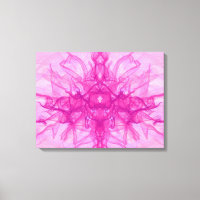 FUMÉE ROSE - Art fractal moderne et abstrait -