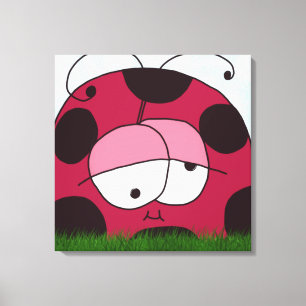 Toile Funny et Chubby Ladybug