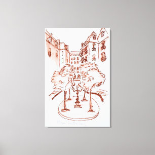 Toile Furstenberg, Eglise Saint-Germain-des-Prés, Paris