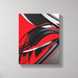 Toile Fusion de la criminalité : Abstraite