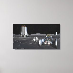 Toile Futures missions 6 d'exploration d'espace