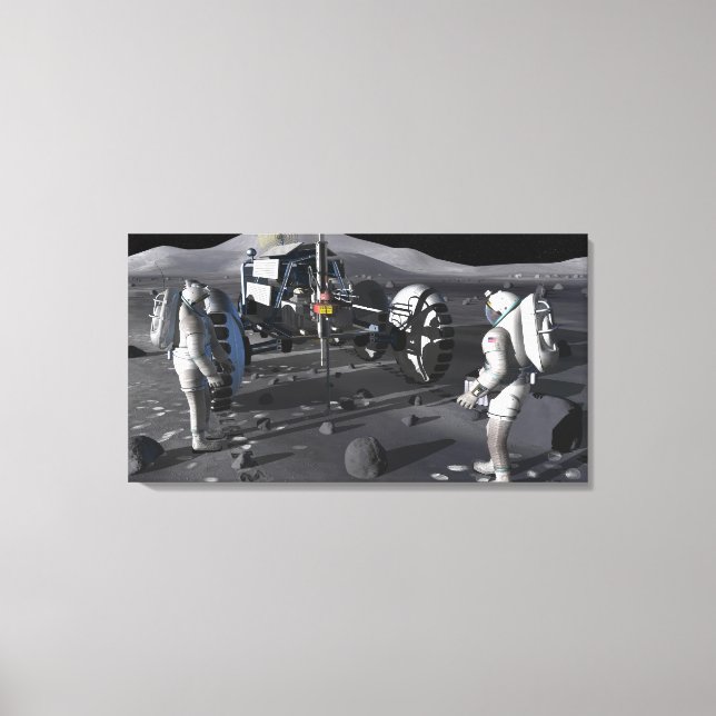 Toile Futures missions d'exploration spatiale (Recto)