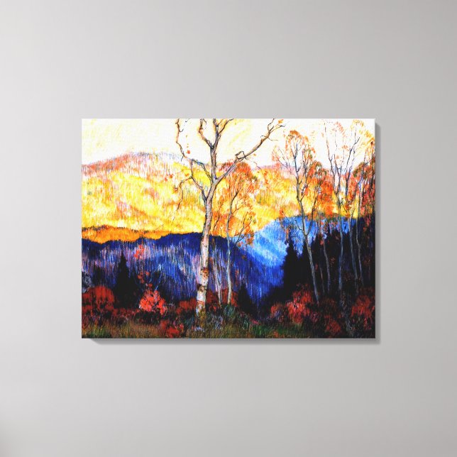 Toile Gagnon - Automne doré, Laurentides (Recto)