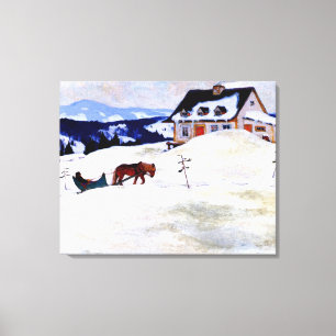 Toile Gagnon - Une ferme Laurentienne,