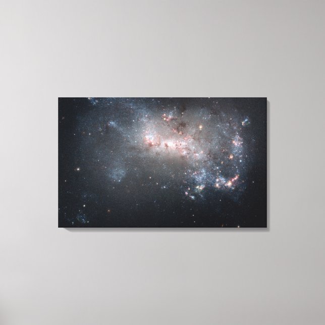 Toile Galaxie irrégulière naine magellanique NGC 4449 (Recto)