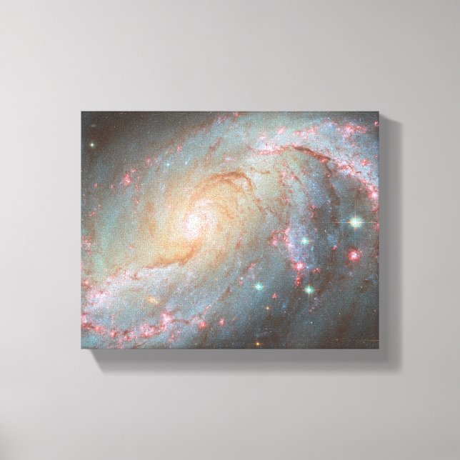 Toile Galaxie spirale NGC 1672 (Recto)