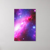 Galaxie Spirale Rose Violet Étitrée