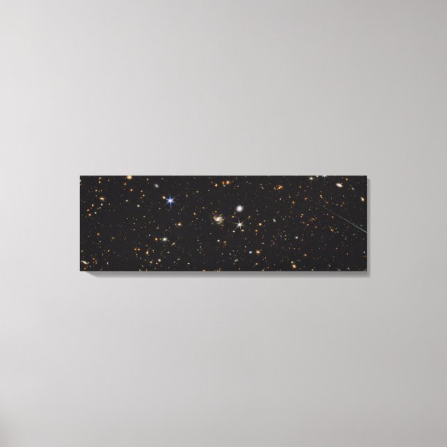 Toile Galaxies multilongueurs Panorama | Hubble & JWST (Recto)