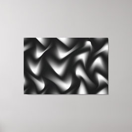 Toile Galerie Abstraite moderne en noir et blanc Imprime