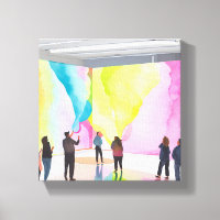 Galerie d'art | Aquarelle contemporaine moderne