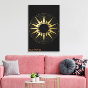 Toile Galerie de l'orbite céleste de Saturne royal sur t
