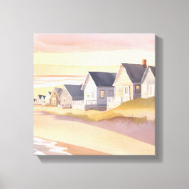 Toile Galilée au bord de la mer | Aquarelle de la plage 