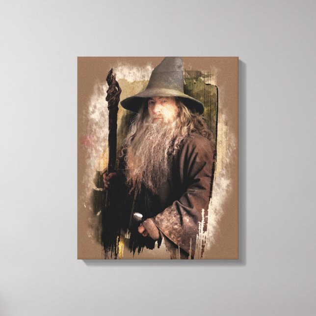 Toile Gandalf Avec Personnel (Recto)