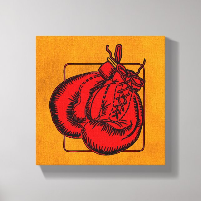 Toile Gants en boîte rouge (Recto)