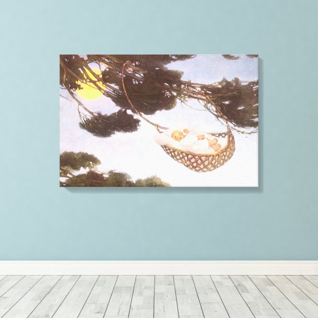 Toile Garçon dans l'arbre de Hassoc par Jessie Willcox S (Insitu (Plancher de Bois))