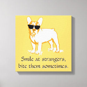 Toile Garçon French Bulldog le plus cool