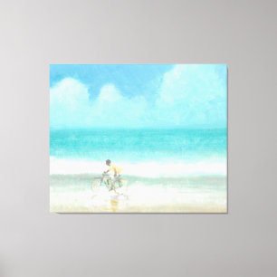 Toile Garçon sur vélo 3