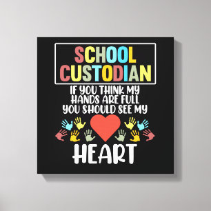 Toile Gardien de l'école Cardien gardien Janvier Appré