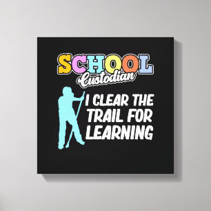 Toile Gardien de l'école Claire de piste Gardien Janito