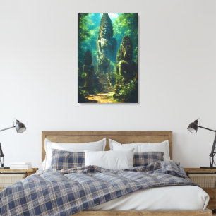 Toile Gardiens Silencieux du Siam
