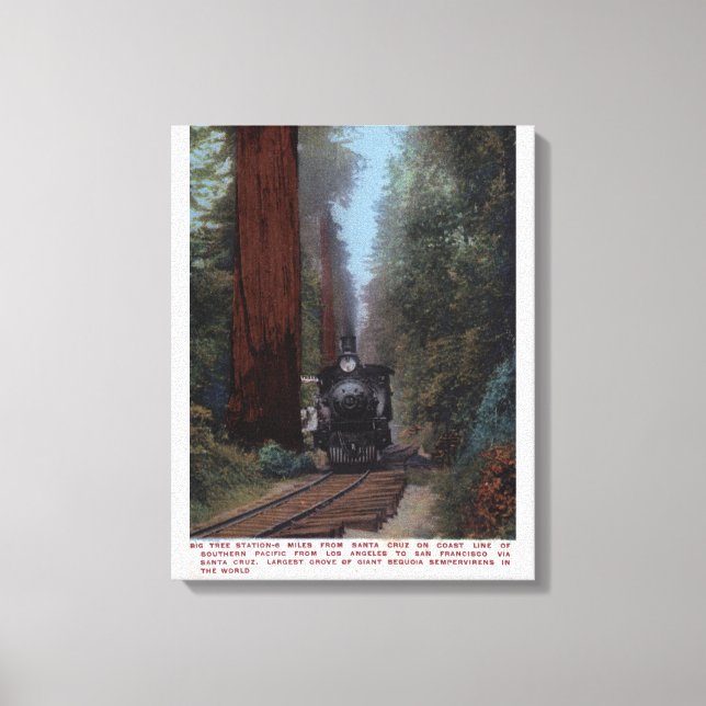 Toile Gare de Big Tree (Recto)