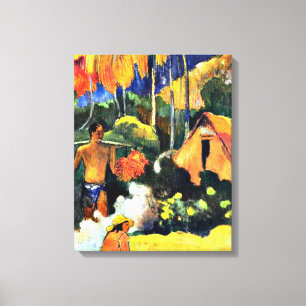 Toile Gauguin - Le moment de vérité II