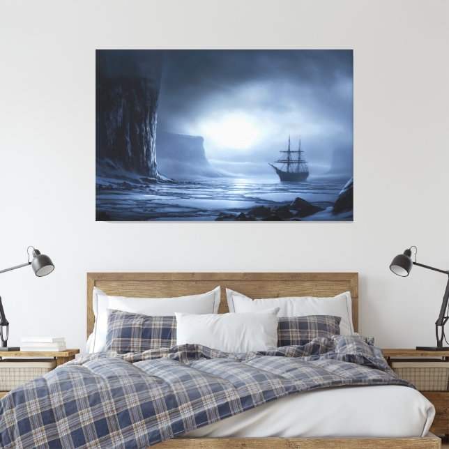 Toile Géants Lune : Ancrage Antarctique (Insitu(Chambre))