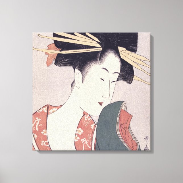 Toile Geisha japonais (Recto)