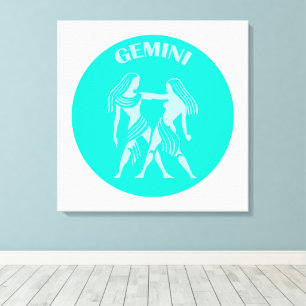 Toile Gémeaux, Signe du zodiaque, Horoscope, Astrologie