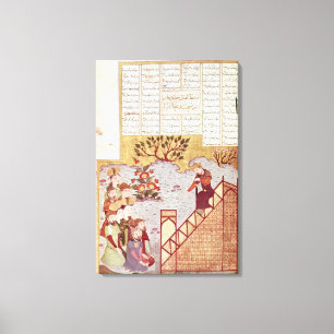 Toile Genghis Khan s'adressant à une congrégation