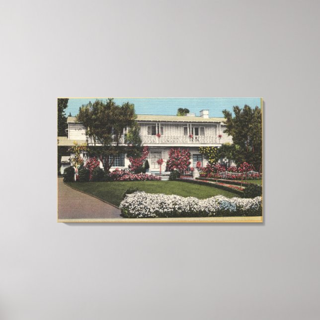 Toile George Burns et la maison de Gracie Allen (Recto)