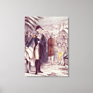 Toile George Washington à la forge de vallée