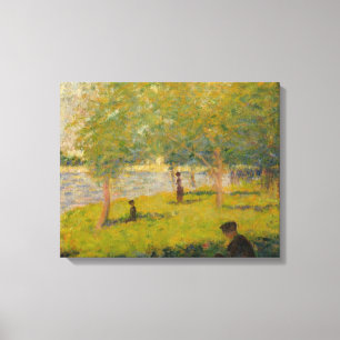 Toile Georges Seurat - Etudier pour un dimanche sur La G