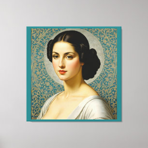 Toile "Georgiana Ruth Cole" Portrait féminin d'art