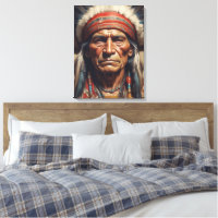 Geronimo Portrait du chef guerrier indien