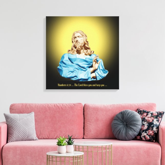Toile Gian Lorenzo Bernini Bust of Christ 1679 (Insitu(Salon))